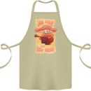 Stay Trippy Little Hippy Magic Mushroom LSD Cotton Apron 100% Organic Khaki