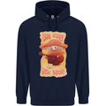 Stay Trippy Little Hippy Magic Mushroom LSD Mens 80% Cotton Hoodie Navy Blue