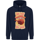 Stay Trippy Little Hippy Magic Mushroom LSD Mens 80% Cotton Hoodie Navy Blue