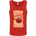 Stay Trippy Little Hippy Magic Mushroom LSD Mens Vest Tank Top Red