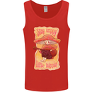 Stay Trippy Little Hippy Magic Mushroom LSD Mens Vest Tank Top Red