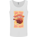 Stay Trippy Little Hippy Magic Mushroom LSD Mens Vest Tank Top White