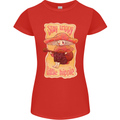 Stay Trippy Little Hippy Magic Mushroom LSD Womens Petite Cut T-Shirt Red