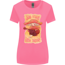 Stay Trippy Little Hippy Magic Mushroom LSD Womens Wider Cut T-Shirt Azalea