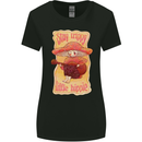 Stay Trippy Little Hippy Magic Mushroom LSD Womens Wider Cut T-Shirt Black