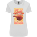 Stay Trippy Little Hippy Magic Mushroom LSD Womens Wider Cut T-Shirt White