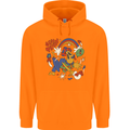 Stay Trippy Magic Mushrooms LSD Childrens Kids Hoodie Orange