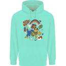 Stay Trippy Magic Mushrooms LSD Childrens Kids Hoodie Peppermint