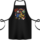 Stay Trippy Magic Mushrooms LSD Cotton Apron 100% Organic Black