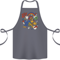 Stay Trippy Magic Mushrooms LSD Cotton Apron 100% Organic Steel