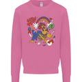 Stay Trippy Magic Mushrooms LSD Mens Sweatshirt Jumper Azalea