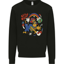 Stay Trippy Magic Mushrooms LSD Mens Sweatshirt Jumper Black