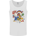 Stay Trippy Magic Mushrooms LSD Mens Vest Tank Top White