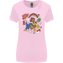 Stay Trippy Magic Mushrooms LSD Womens Wider Cut T-Shirt Light Pink