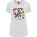 Stay Trippy Magic Mushrooms LSD Womens Wider Cut T-Shirt White