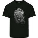 Stealthy Jaguar Mens Cotton T-Shirt Tee Top Black