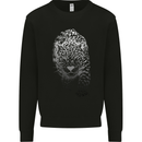 Stealthy Jaguar Wild Cats Lion Tiger Kids Sweatshirt Jumper Black