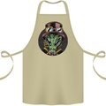 Steampunk Alien Cotton Apron 100% Organic Khaki