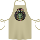 Steampunk Alien Cotton Apron 100% Organic Khaki