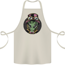 Steampunk Alien Cotton Apron 100% Organic Natural