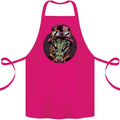 Steampunk Alien Cotton Apron 100% Organic Pink
