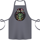 Steampunk Alien Cotton Apron 100% Organic Steel