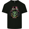 Steampunk Alien Kids T-Shirt Childrens Black