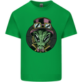 Steampunk Alien Kids T-Shirt Childrens Irish Green