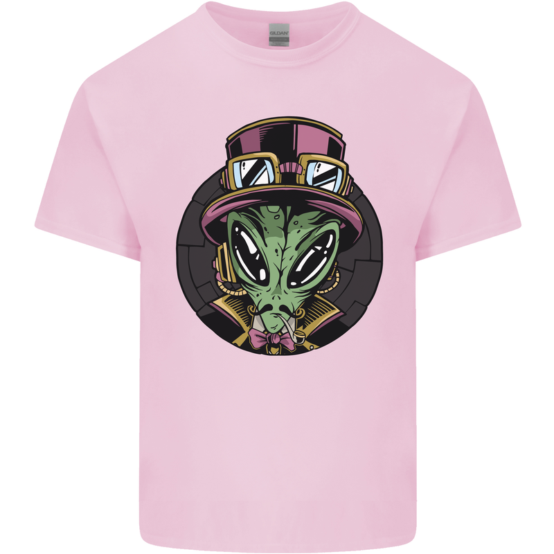 Steampunk Alien Kids T-Shirt Childrens Light Pink