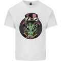 Steampunk Alien Kids T-Shirt Childrens White