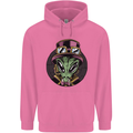 Steampunk Alien Mens 80% Cotton Hoodie Azelea