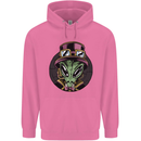 Steampunk Alien Mens 80% Cotton Hoodie Azelea