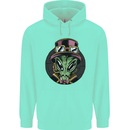 Steampunk Alien Mens 80% Cotton Hoodie Peppermint