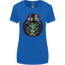 Steampunk Alien Womens Wider Cut T-Shirt Royal Blue