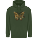 Steampunk Butterfly Butterflies Childrens Kids Hoodie Forest Green