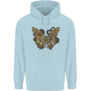 Steampunk Butterfly Butterflies Childrens Kids Hoodie Light Blue