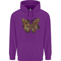 Steampunk Butterfly Butterflies Childrens Kids Hoodie Purple