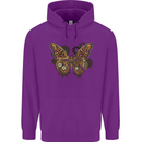 Steampunk Butterfly Butterflies Childrens Kids Hoodie Purple