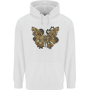 Steampunk Butterfly Butterflies Childrens Kids Hoodie White