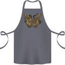 Steampunk Butterfly Butterflies Cotton Apron 100% Organic Steel