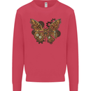 Steampunk Butterfly Butterflies Kids Sweatshirt Jumper Heliconia