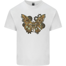 Steampunk Butterfly Butterflies Kids T-Shirt Childrens White
