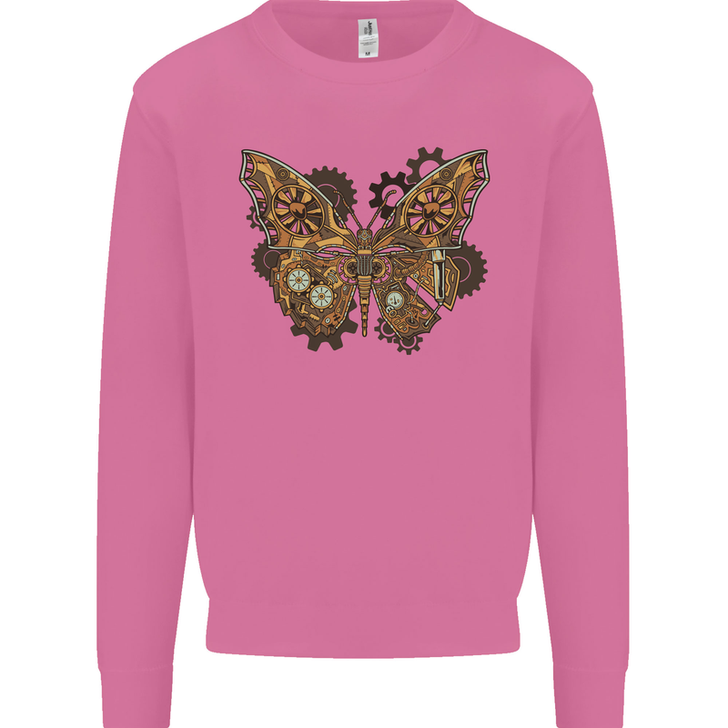 Steampunk Butterfly Butterflies Mens Sweatshirt Jumper Azalea