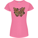 Steampunk Butterfly Butterflies Womens Petite Cut T-Shirt Azalea