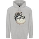 Steampunk Cat Childrens Kids Hoodie Sports Grey