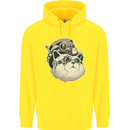 Steampunk Cat Childrens Kids Hoodie Yellow