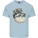 Steampunk Cat Kids T-Shirt Childrens Light Blue
