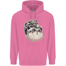 Steampunk Cat Mens 80% Cotton Hoodie Azelea