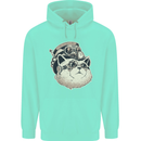 Steampunk Cat Mens 80% Cotton Hoodie Peppermint