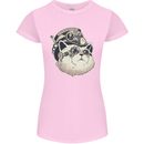 Steampunk Cat Womens Petite Cut T-Shirt Light Pink